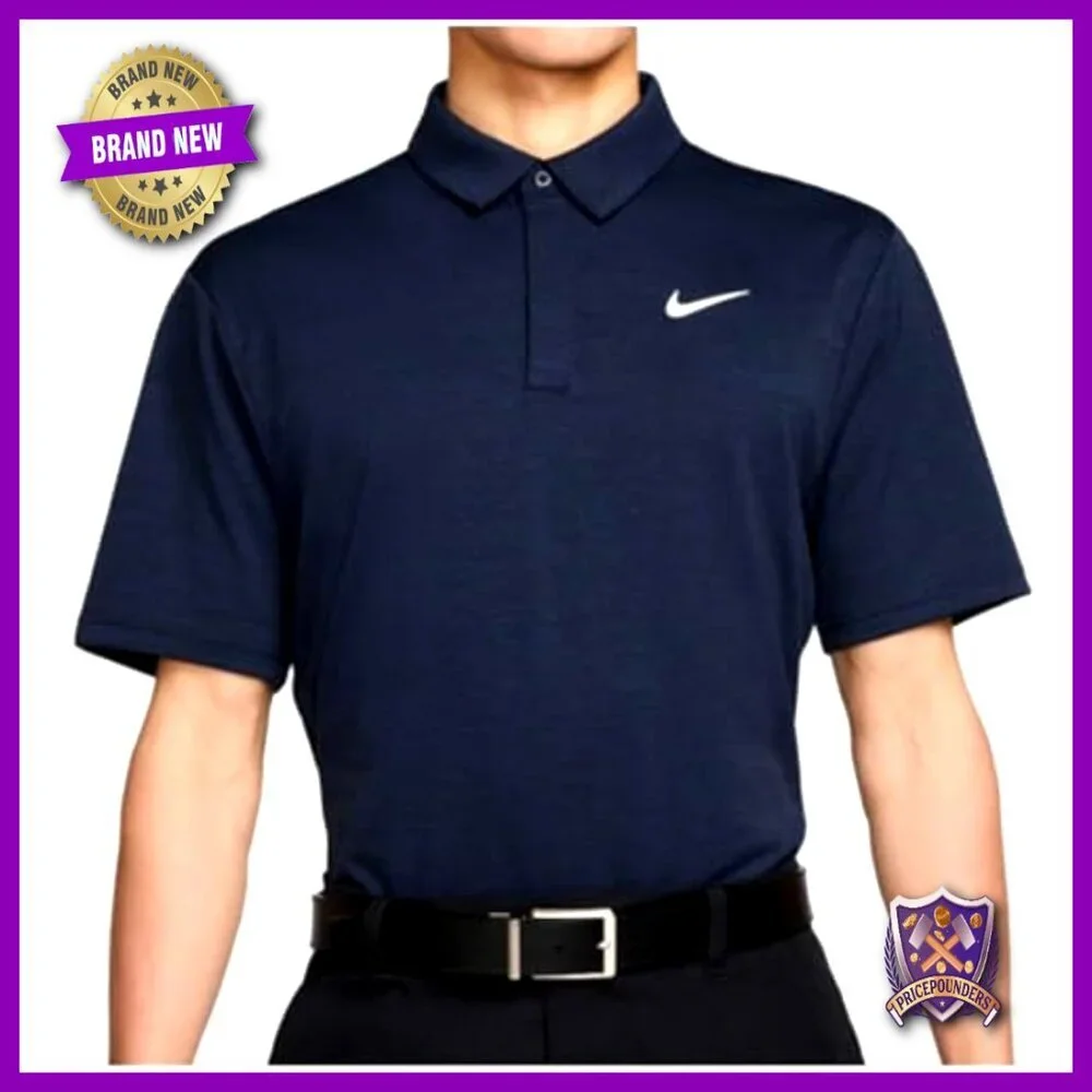 Men's Performance Polo Shirt Lightweight Breathable Active Golf Wear